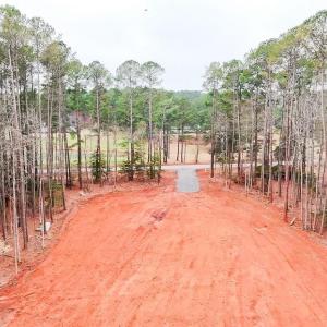 Cleared area to Cox Mill