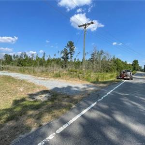 Looking East down hwy 210