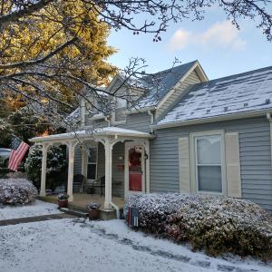 House in snow
