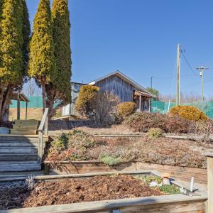 Terraced garden space