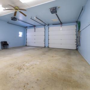Large 2 car garage