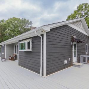 Wrap around deck