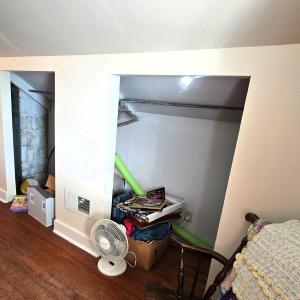 large closet space