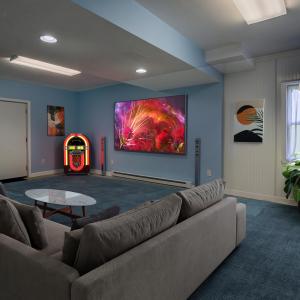 140 Cherry Ridge Basement Staged