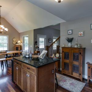Kitchen into dining