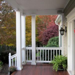 Fall front porch