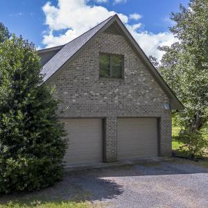 Side-loading double garage