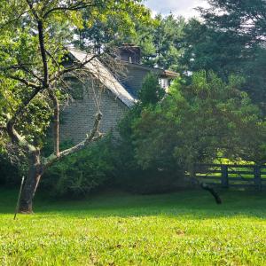 Bedroom wing from sideyard