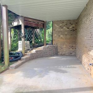 Covered Patio beneath Deck