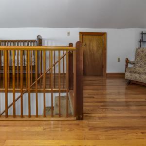 stairway & sitting area