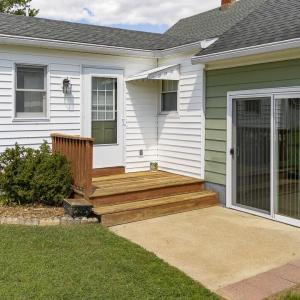 Back entrance to breezeway