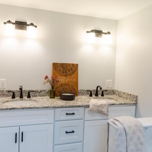 Double Vanity Primary Bathroom