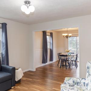 Living and dining room space