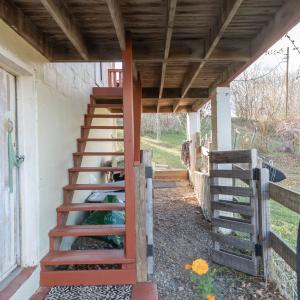 Rear porch steps