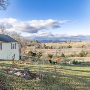 Side of Cottage and Mountain View