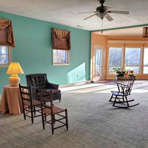 family rm and sunroom from kitchen