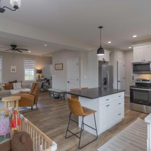 Dining area into living