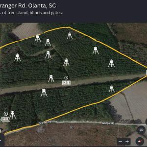 939 Granger Tree stand and gate location