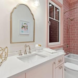 2nd Floor Pink Guest Bath