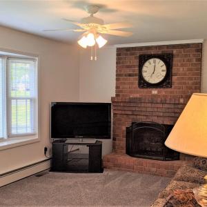 Gas log Fireplace in Living Room