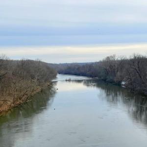 Driving to the property you will cross a bridge over the river!
