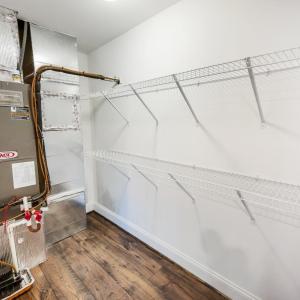 Basement pantry area