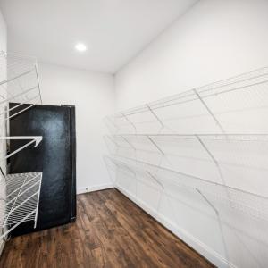 Huge pantry with refrigerator