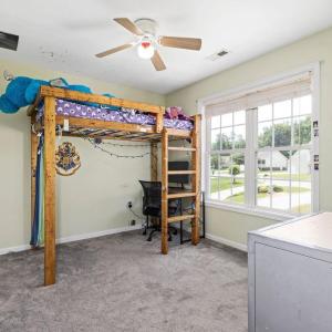 The second bedroom is right off the upstairs landing