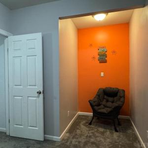 It also has a wonderful reading nook. This could be used as an office and can share the closet with the downstairs bedroom!