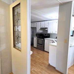 well appointed kitchen  with plenty of cabinet and counter space