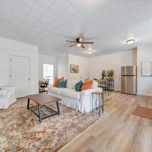 Enter the one-bedroom one bath separate living space with private entrance!