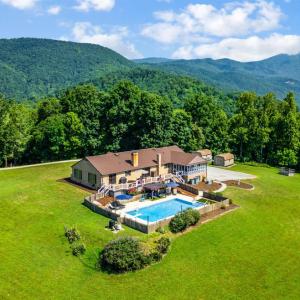 Drone of Back of Home