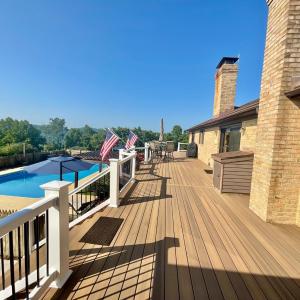 Deck/Pool View from Screened Porch