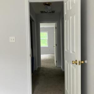 Upstairs hallway and laundry closet