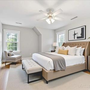 Virtually Staged 2nd Bedroom