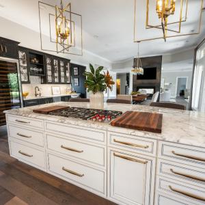 Custom cabinetry throughout