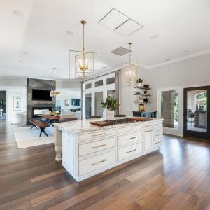 Italian Statuary Marble countertops in Kitchen, Coffee Bar, and Owner's En suite Bath