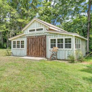Custom pole barn with loft built in 2025 with potential for conversion into a guesthouse or Airbnb rental.