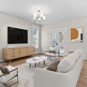 Family Room has been Virtually Stagged