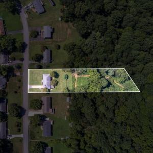 Aerial view of property