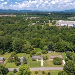 Aerial view facing house