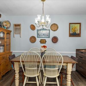 Eat-In Kitchen has a new slider door to the back deck and amazing/ fun back yard!