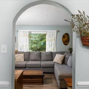 Who doesn't love an arched doorway! This home is full of charming spaces!!!