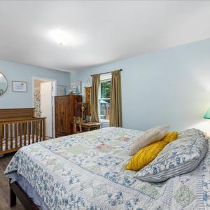 The primary suite bedroom is a great size! All the bedrooms are large