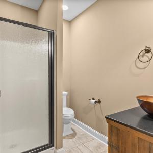 Fifth full bathroom terrace level