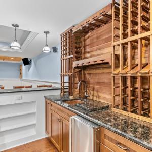 Granite counter tops and copper sink