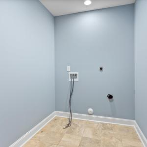 Third washer/dryer location.  There is a washer/dryer hookup terrace level, main level and upstairs at bedroom locations.