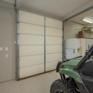 Rear garage door