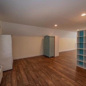 Finished area above garage