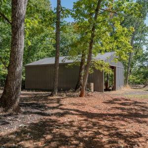 40 x 30 pole building/ tractor shed , metal roof, metal siding , large sliding door